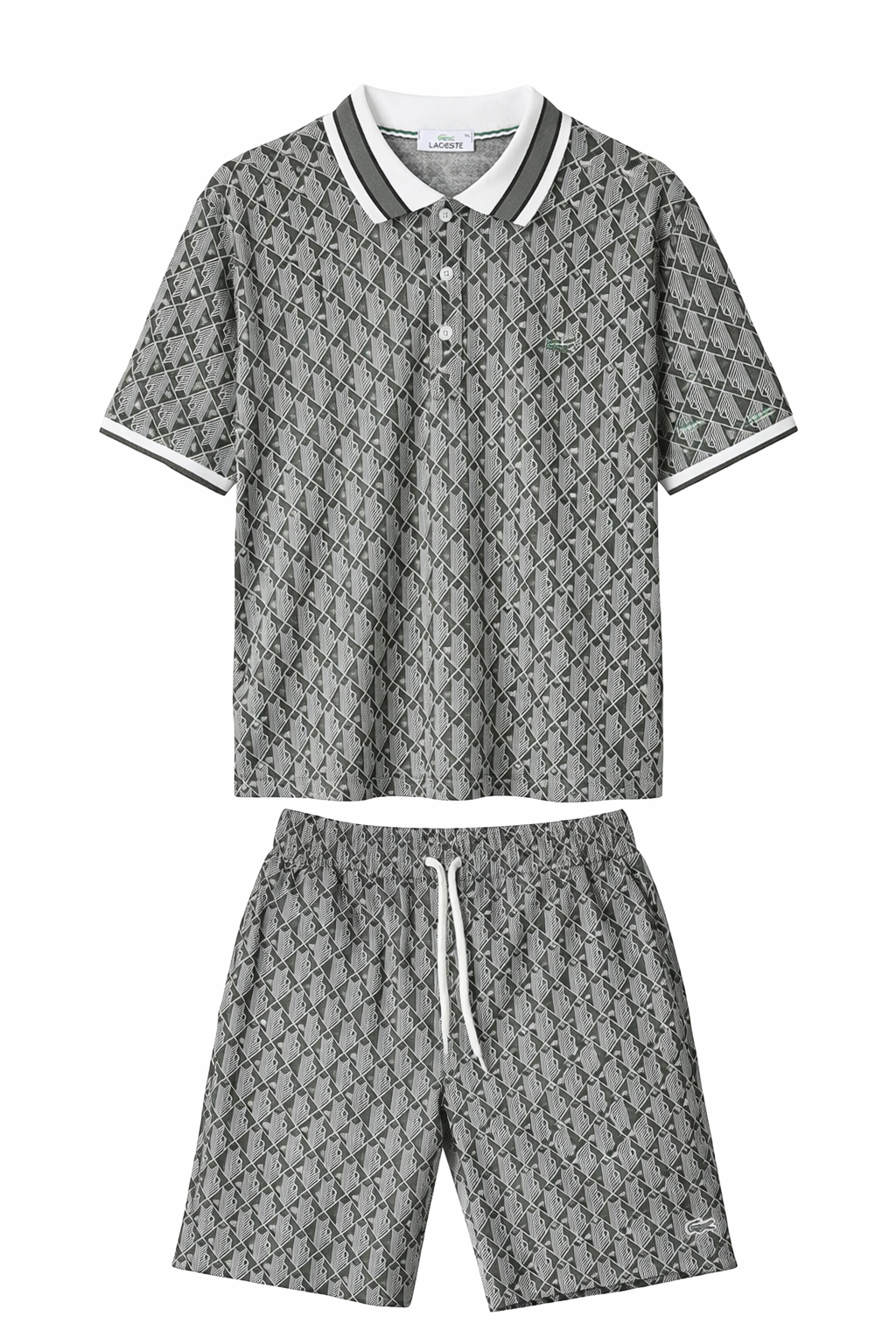 Lacoste летен комплект – тениска с яка и шорти