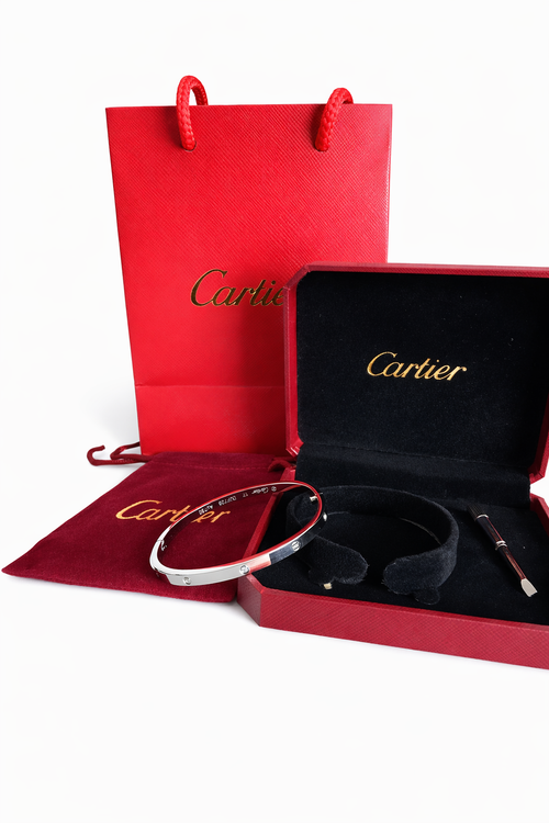 Cartier Silver Love Style Bracelet