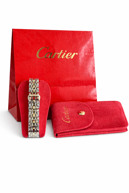 Cartier часовник Tank Style – Silver & Rose Gold