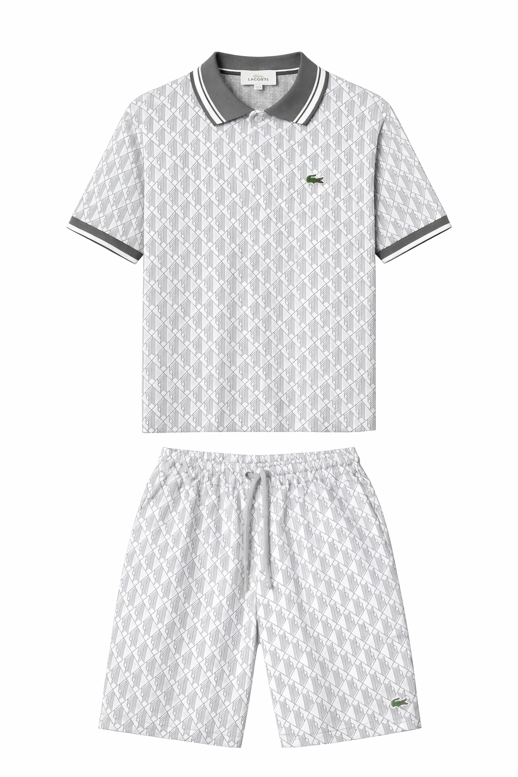 Lacoste летен комплект с яка и шорти