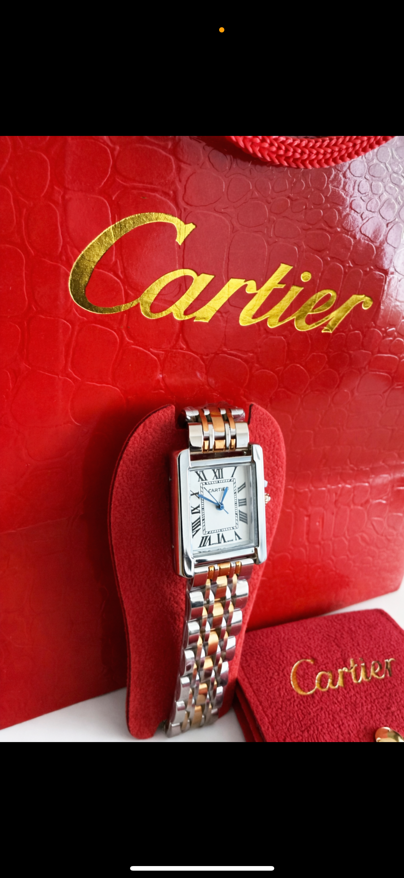 Cartier часовник Tank Style – Silver & Rose Gold